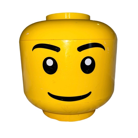 Lego Other - LEGO Head Multi-Tier Storage Bucket with Handle